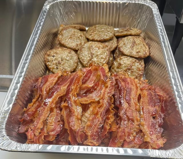 BACON, HAM or SAUSAGE.