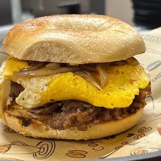STEAK, EGG & CHEESE